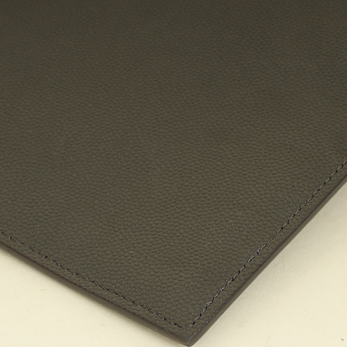 YSL Dark Olive Uptown Pouch