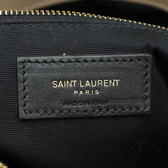 YSL Beige Monogram Loulou Smooth Medium Bag