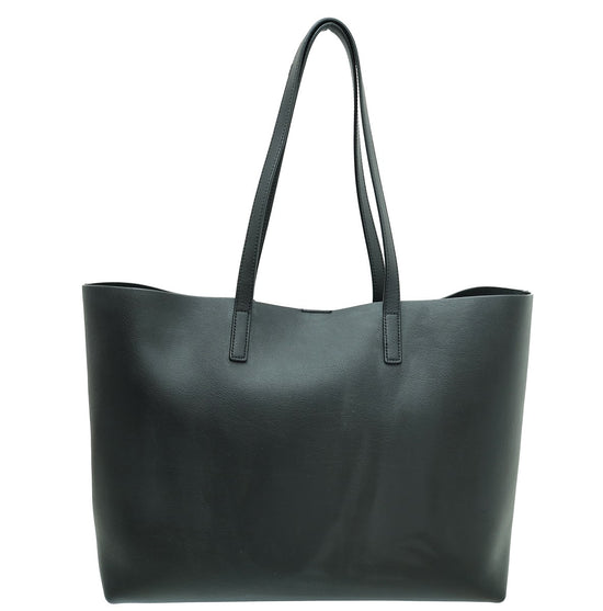 YSL Black Shopping Tote Bag