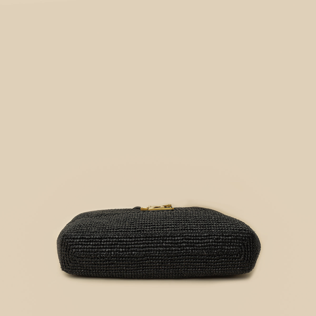 YSL Black Raffia Maxi Icare Shopping Bag-YSL-THE CLOSET