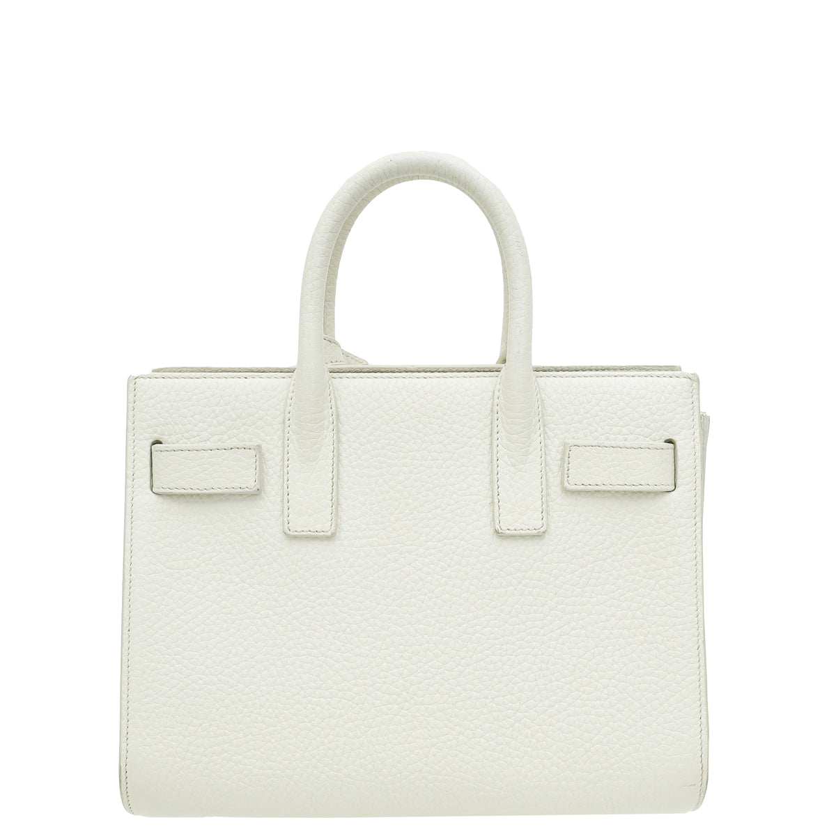 YSL White Nano Sac De Jour Bag-YSL-THE CLOSET