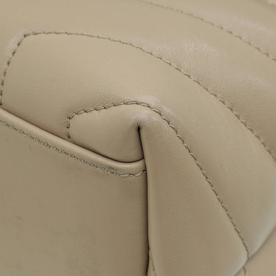 Load image into Gallery viewer, YSL Neutral Loulou Small Shoulder Bag
