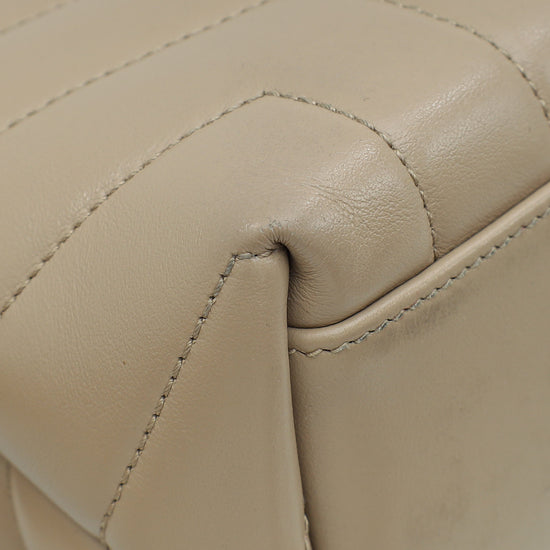 Load image into Gallery viewer, YSL Neutral Loulou Small Shoulder Bag
