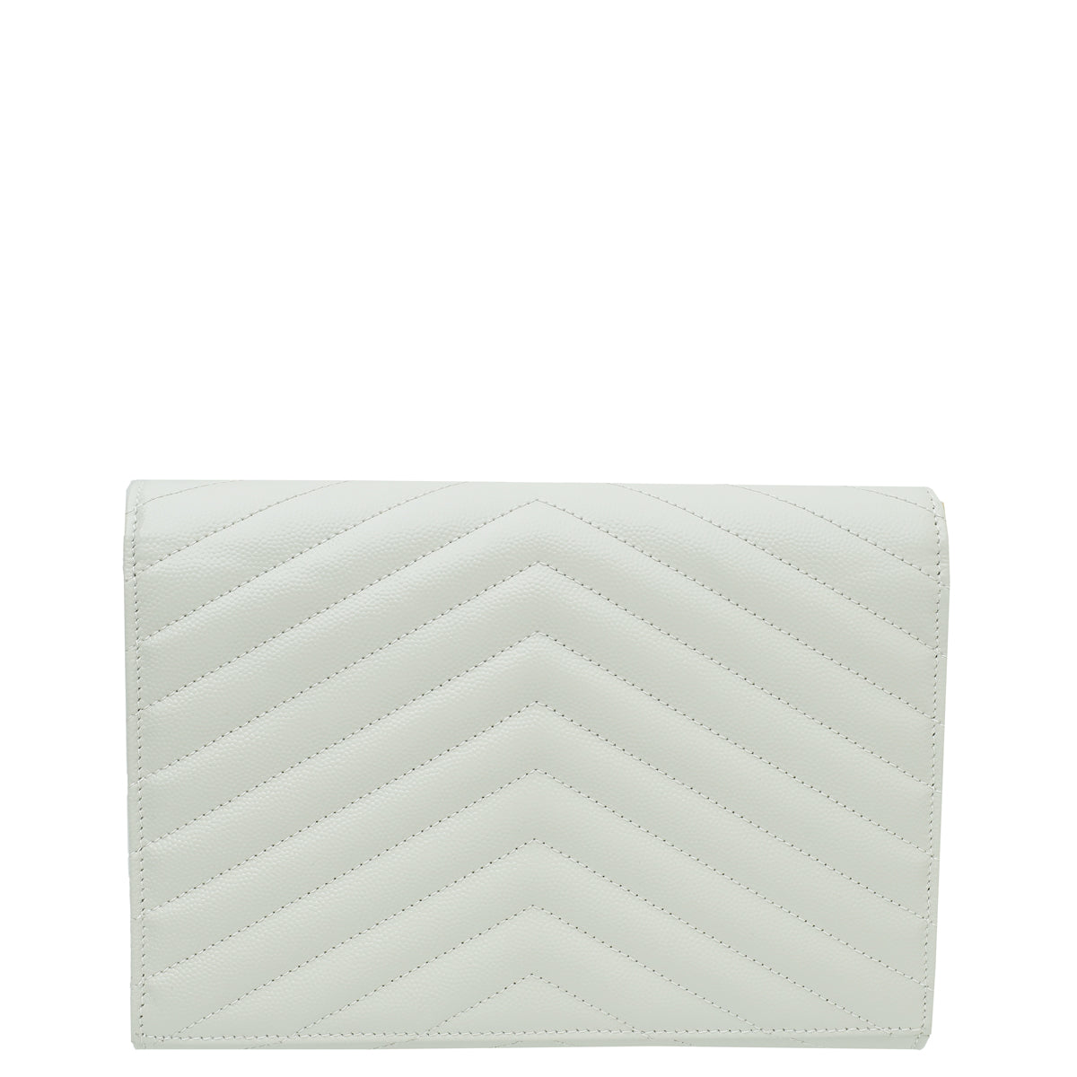 YSL Vintage White Cassandre Envelope Pouch-YSL-THE CLOSET