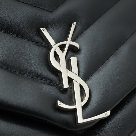 YSL Black Loulou Medium Shoulder Bag