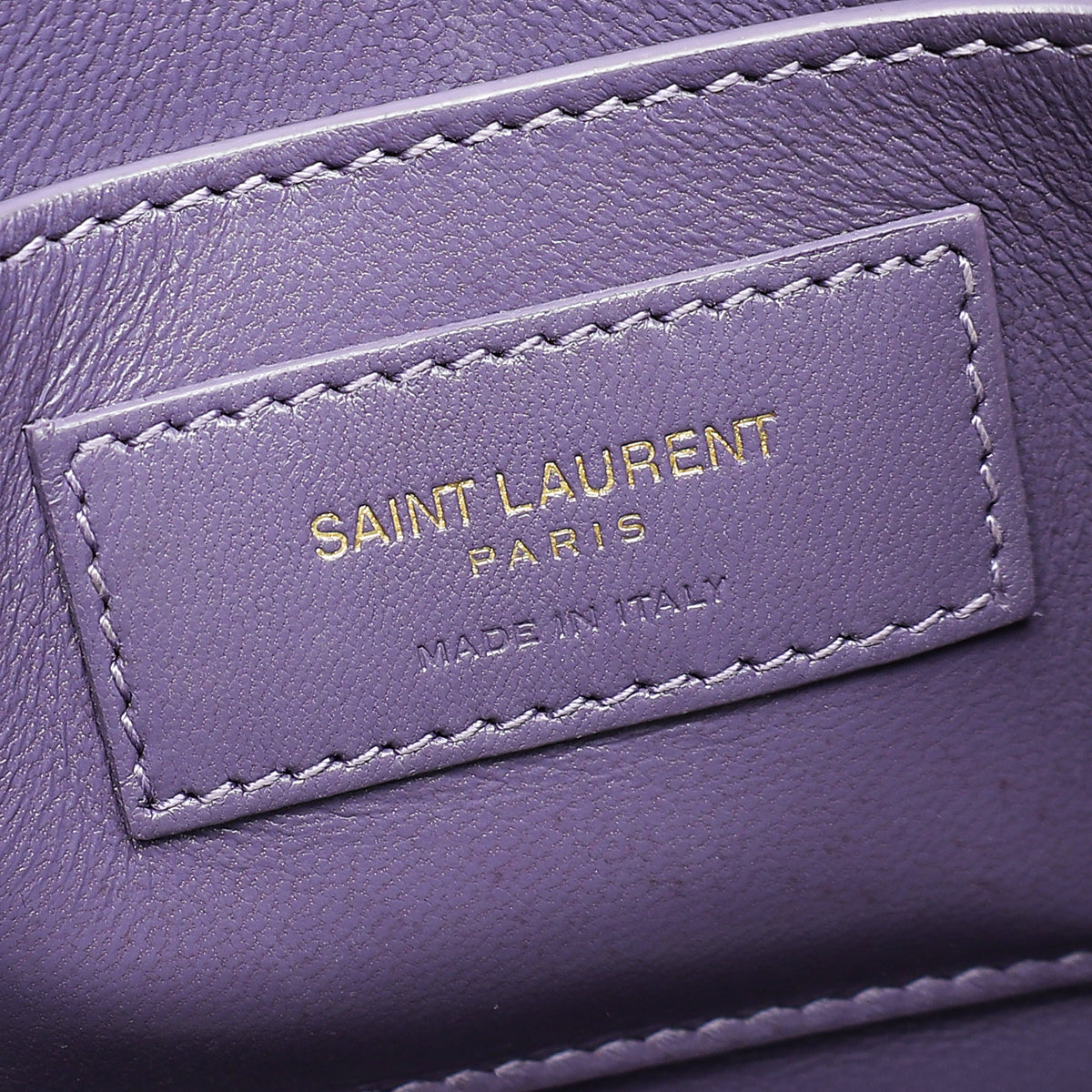 YSL Purple Sunset Python Small Shoulder Bag