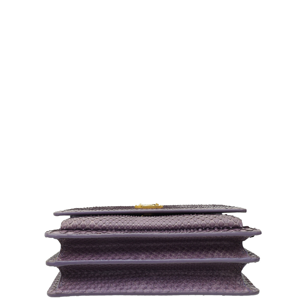 YSL Purple Sunset Python Small Shoulder Bag