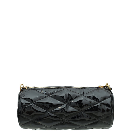 YSL Black Sade Mini Tube Bag