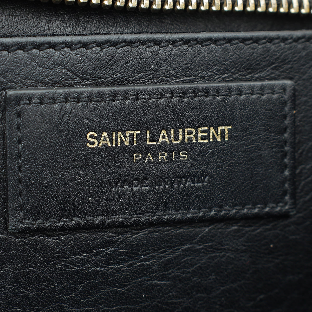 YSL Black Cabas Tote Bag