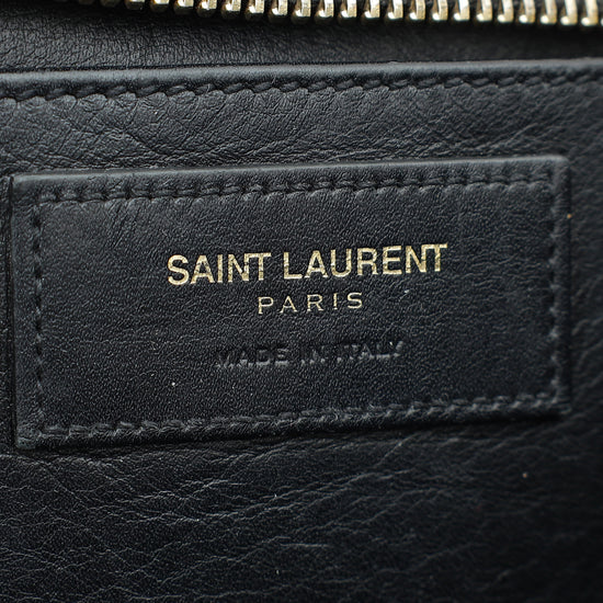 YSL Black Cabas Tote Bag