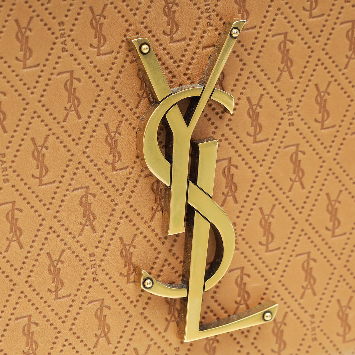 YSL Brown Take-away Box Bag-YSL-THE CLOSET
