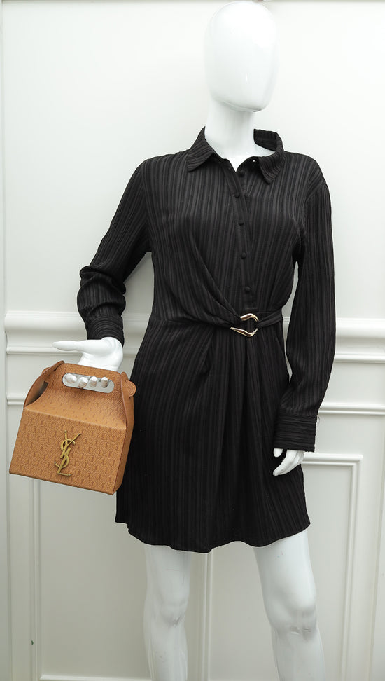 YSL Brown Take-away Box Bag-YSL-THE CLOSET