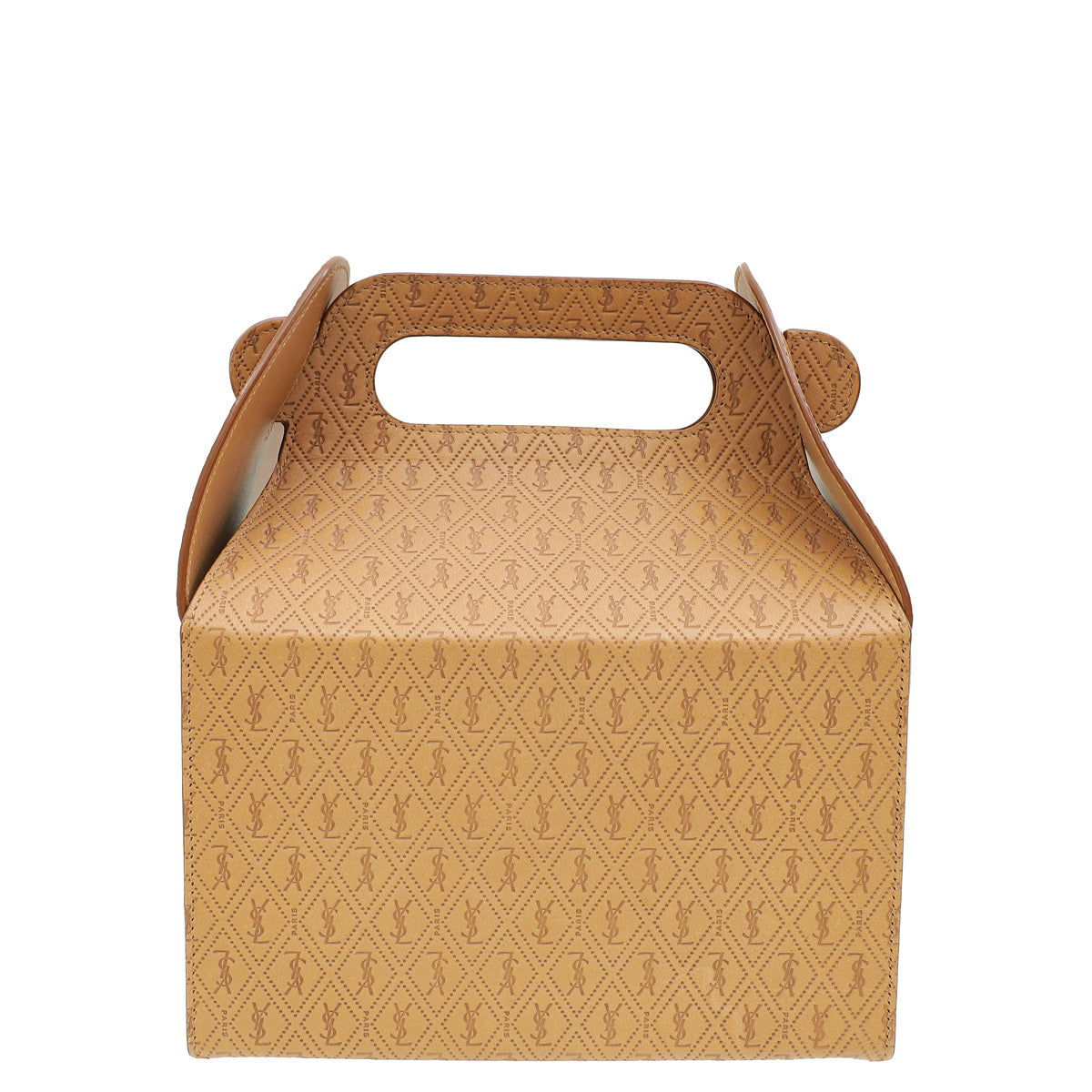 YSL Brown Take-away Box Bag-YSL-THE CLOSET
