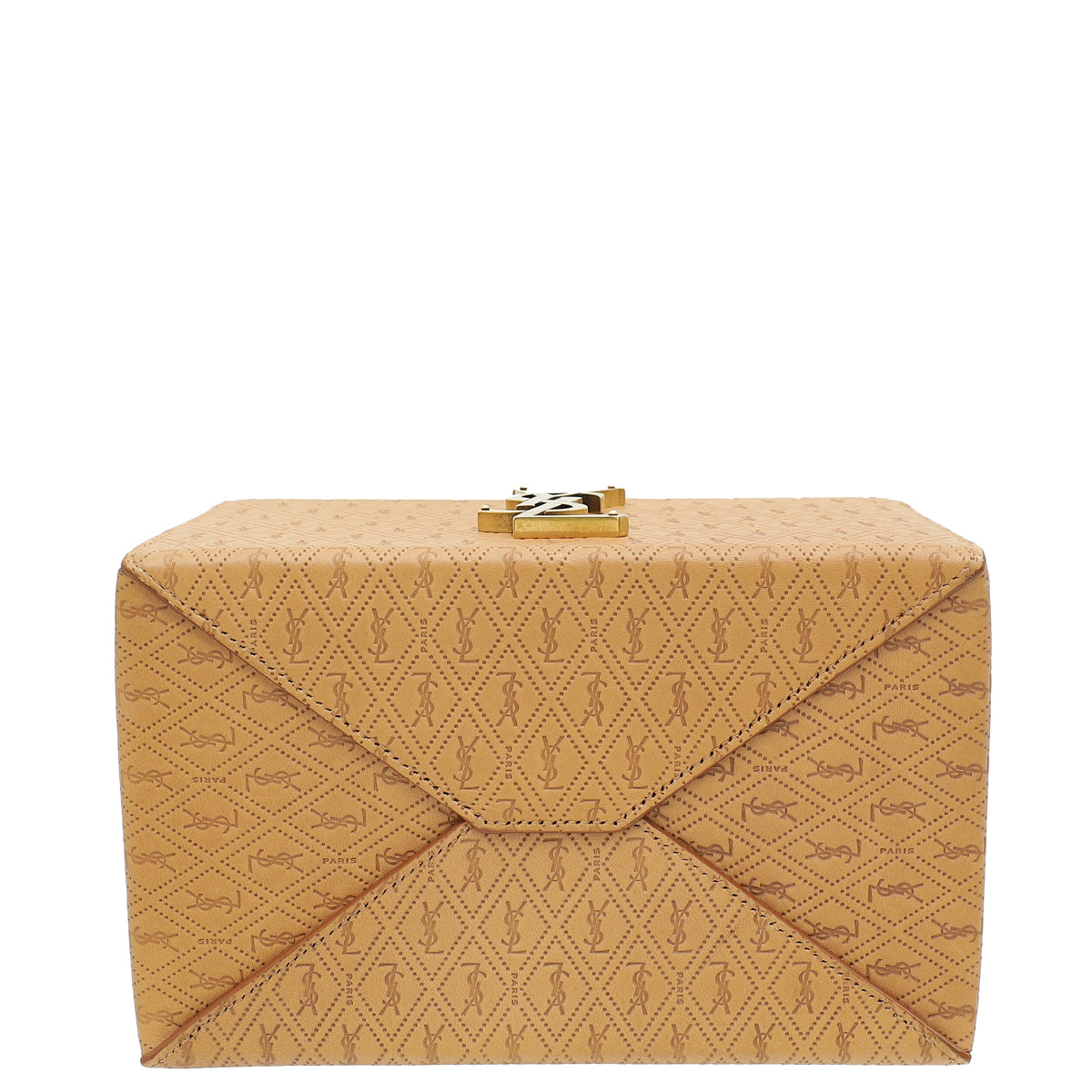 YSL Brown Take-away Box Bag-YSL-THE CLOSET