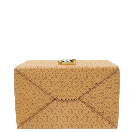 YSL Brown Take-away Box Bag-YSL-THE CLOSET