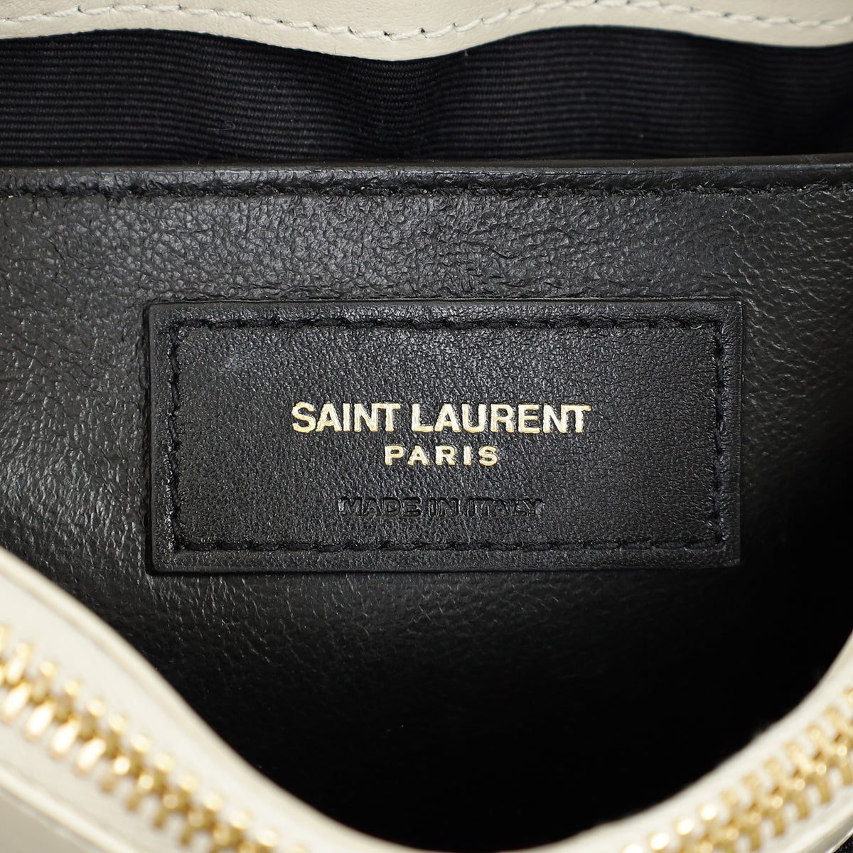 YSL Vintage Blanc Loulou Small Shoulder Bag