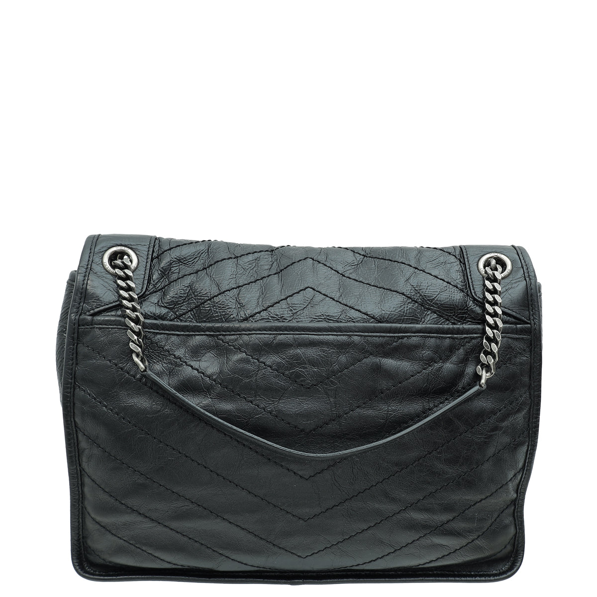 YSL Black Vintage Niki Medium Shoulder Bag-YSL-THE CLOSET
