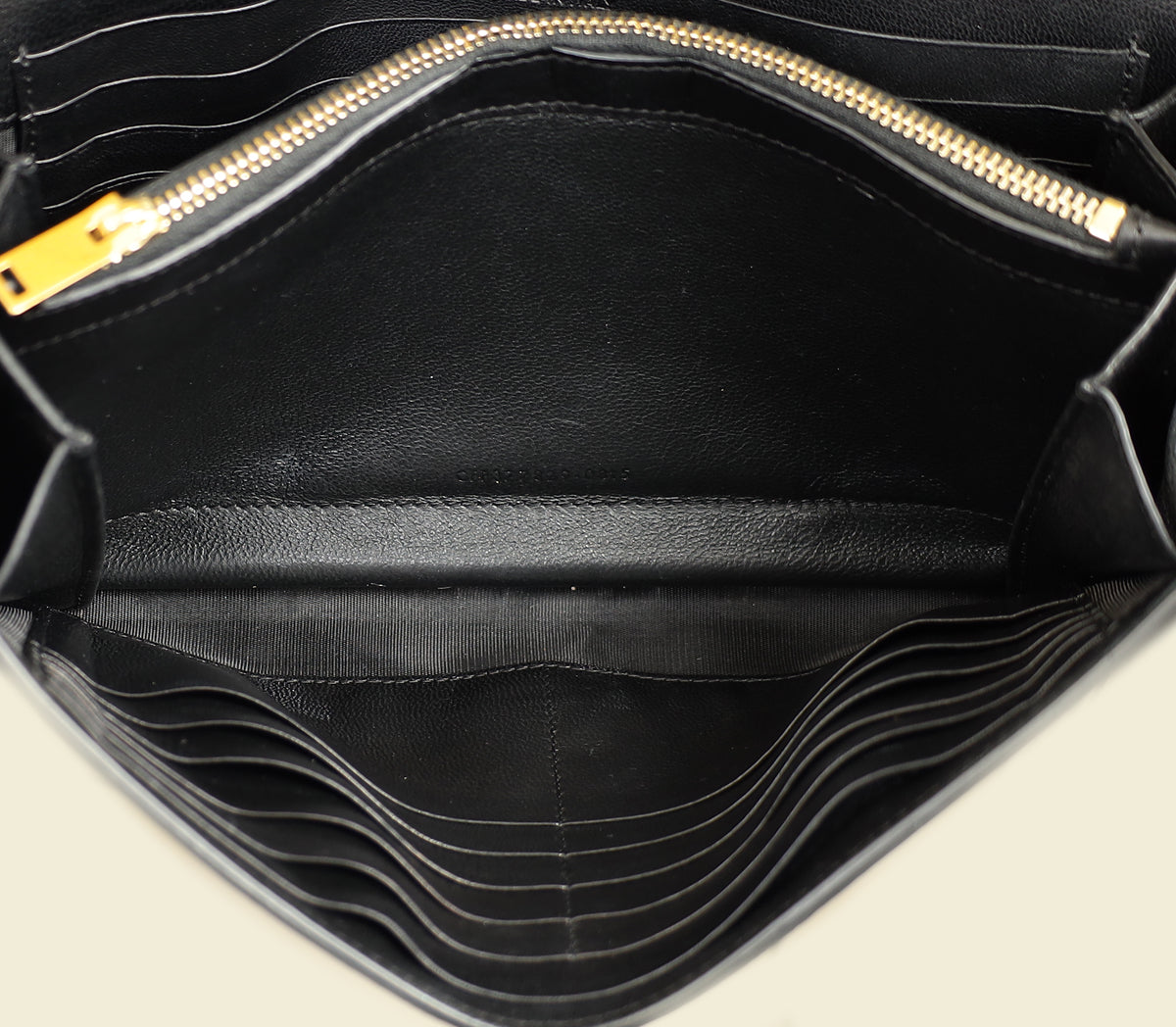 YSL Black Kate Chain Wallet