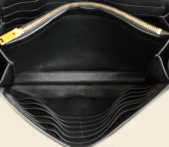 YSL Black Kate Chain Wallet