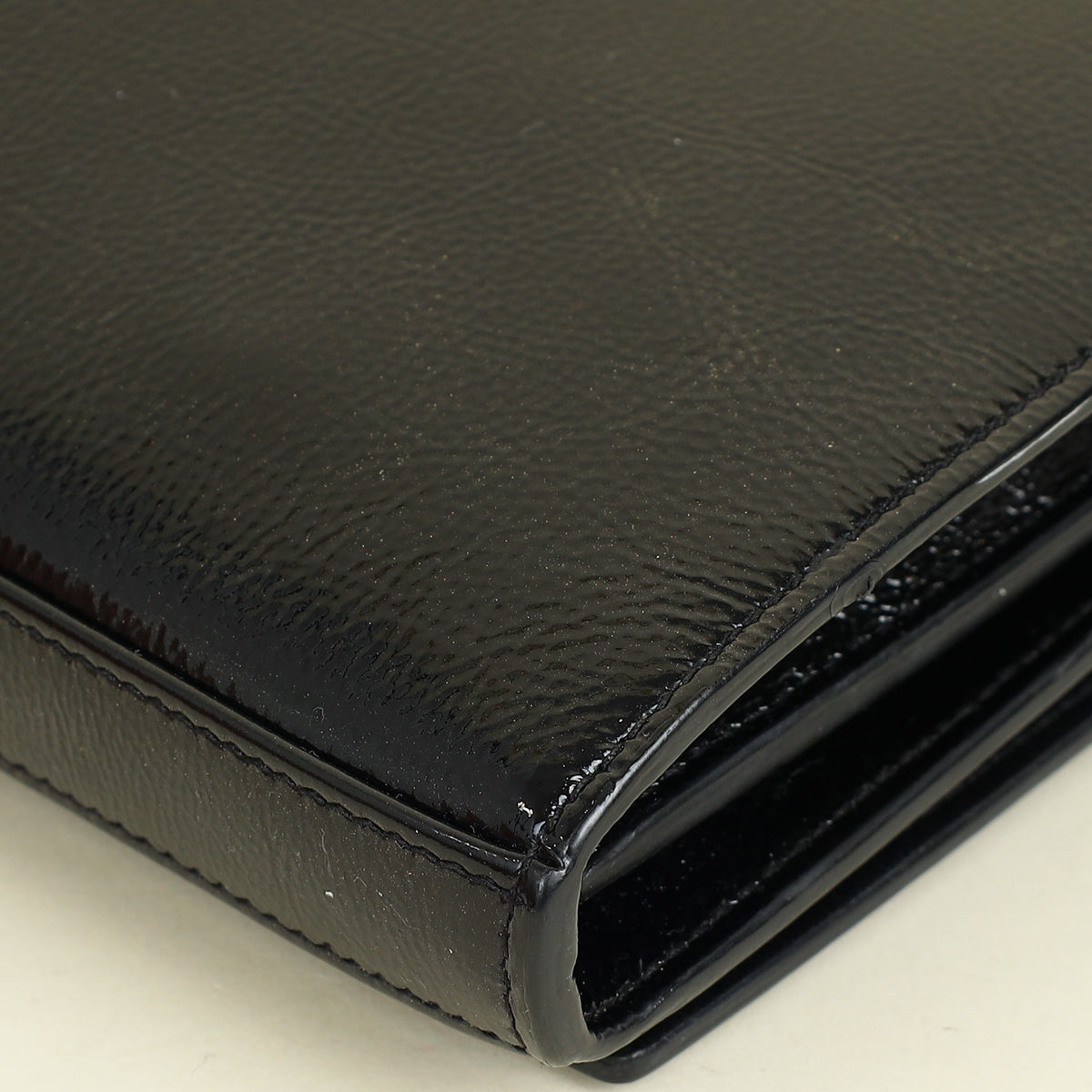 YSL Black Kate Chain Wallet