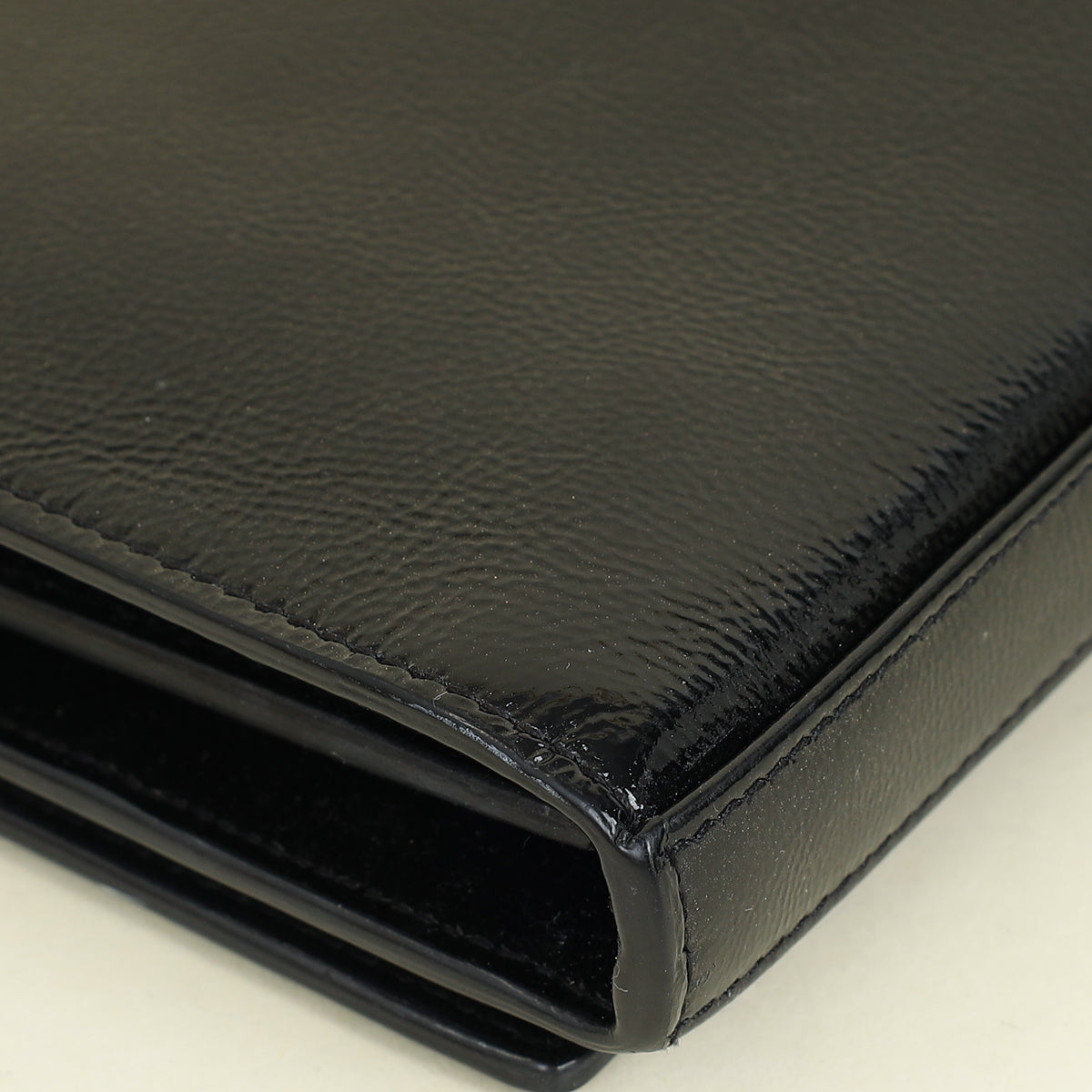 YSL Black Kate Chain Wallet