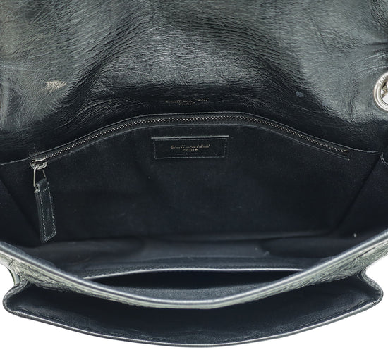 YSL Black Niki Vintage Medium Shoulder Bag