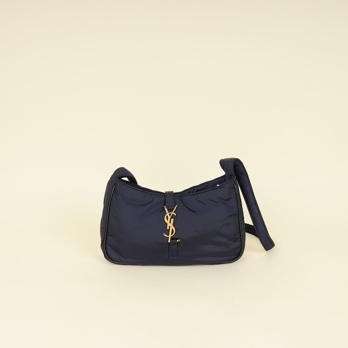 YSL Navy Econyl Le 5 À 7 Bag-YSL-THE CLOSET
