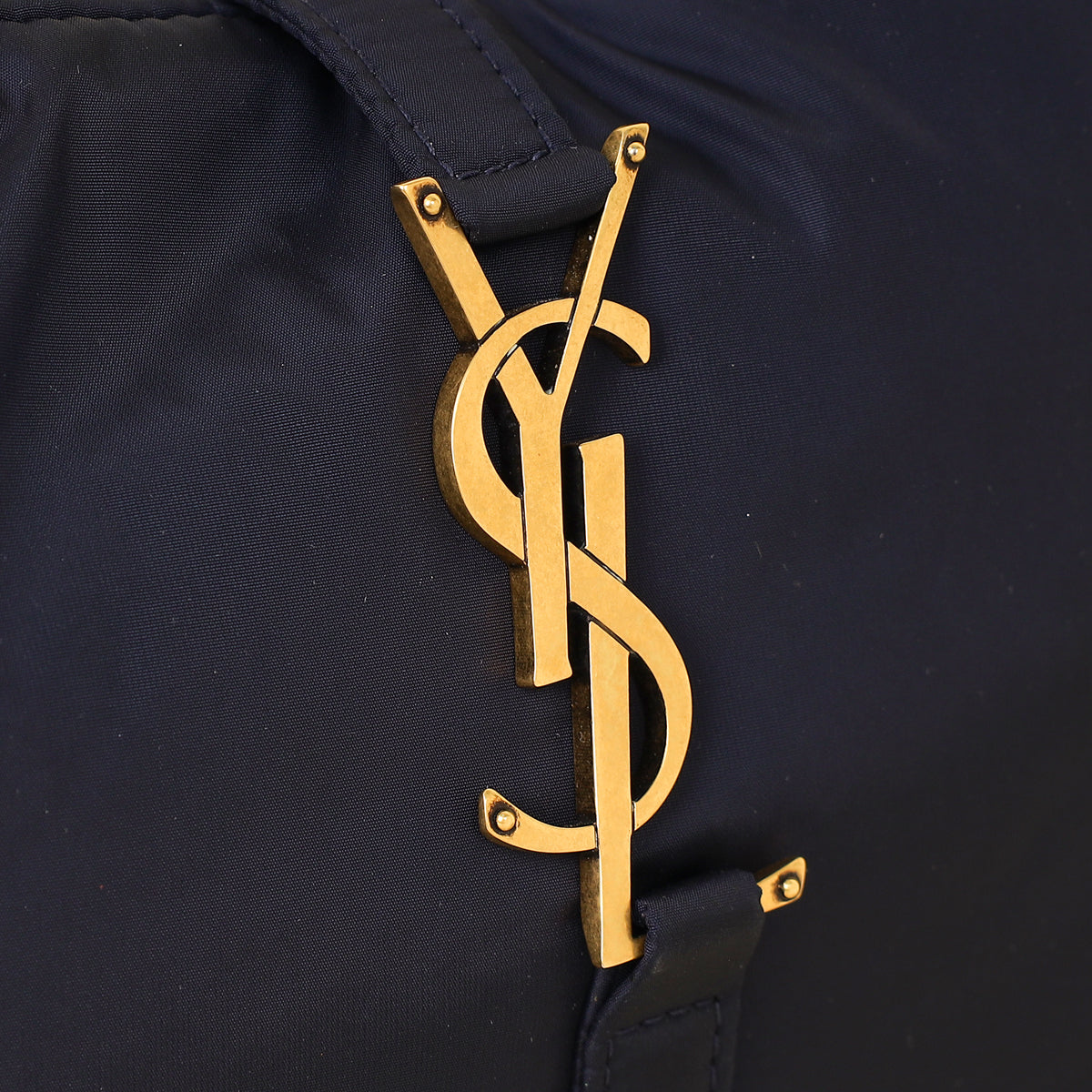 YSL Navy Econyl Le 5 À 7 Bag-YSL-THE CLOSET