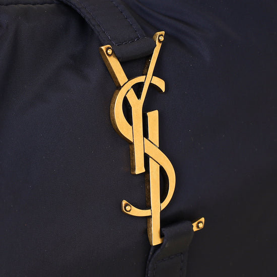 YSL Navy Econyl Le 5 À 7 Bag-YSL-THE CLOSET