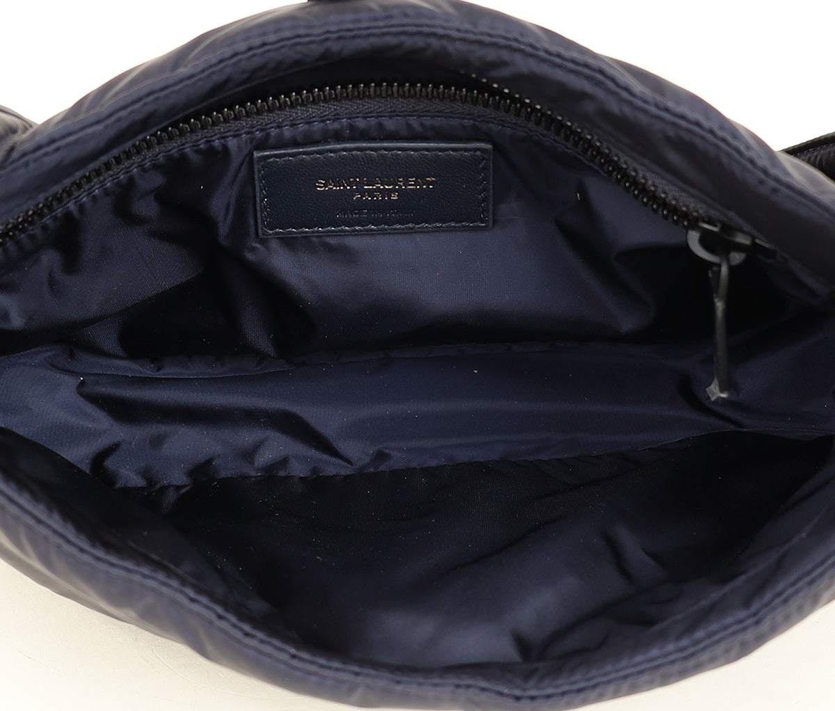 YSL Navy Econyl Le 5 À 7 Bag-YSL-THE CLOSET