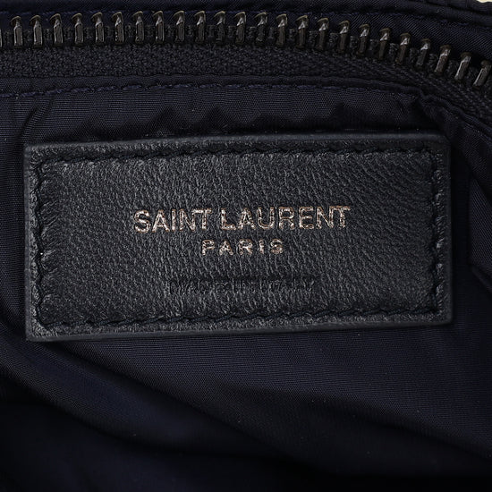 YSL Navy Econyl Le 5 À 7 Bag-YSL-THE CLOSET