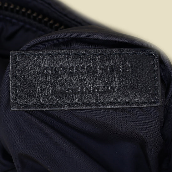 YSL Navy Econyl Le 5 À 7 Bag-YSL-THE CLOSET