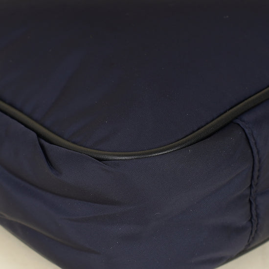 YSL Navy Econyl Le 5 À 7 Bag-YSL-THE CLOSET