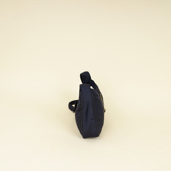 YSL Navy Econyl Le 5 À 7 Bag-YSL-THE CLOSET