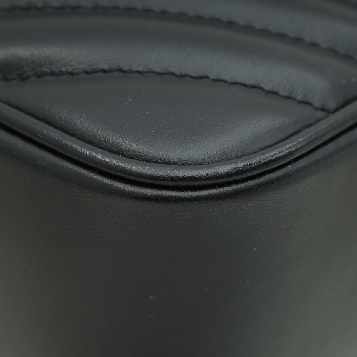 YSL Black Lou Quilted Camera Bag