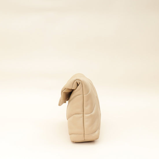 YSL Nude Puffer Pouch-YSL-THE CLOSET
