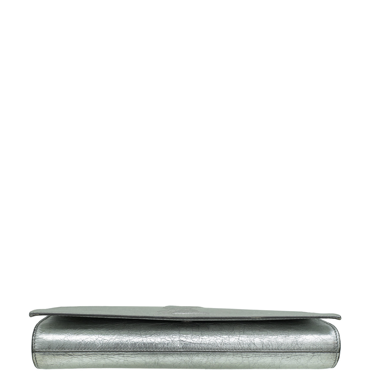 YSL Metallic Silver Belle De Jour Clutch