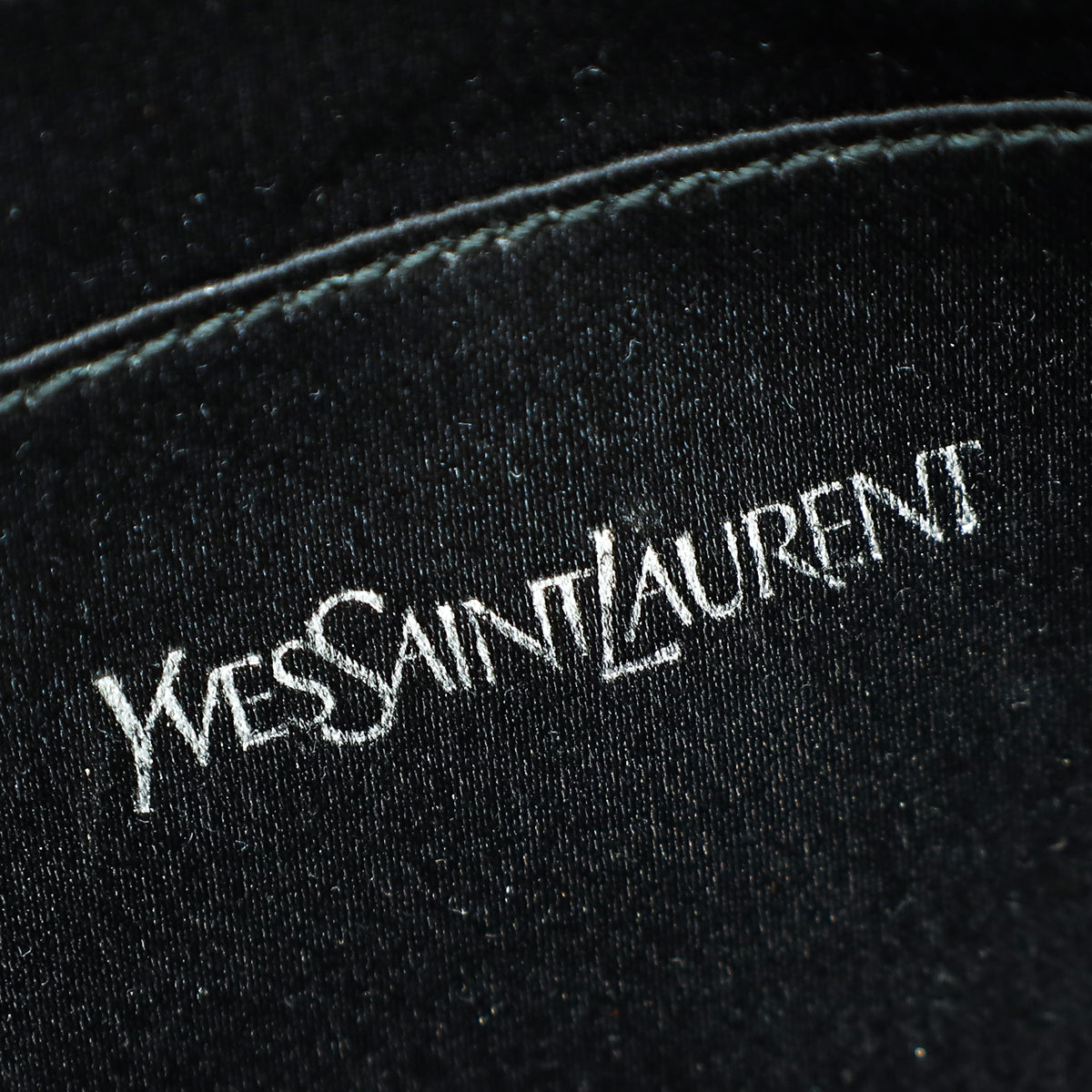 YSL Metallic Silver Belle De Jour Clutch