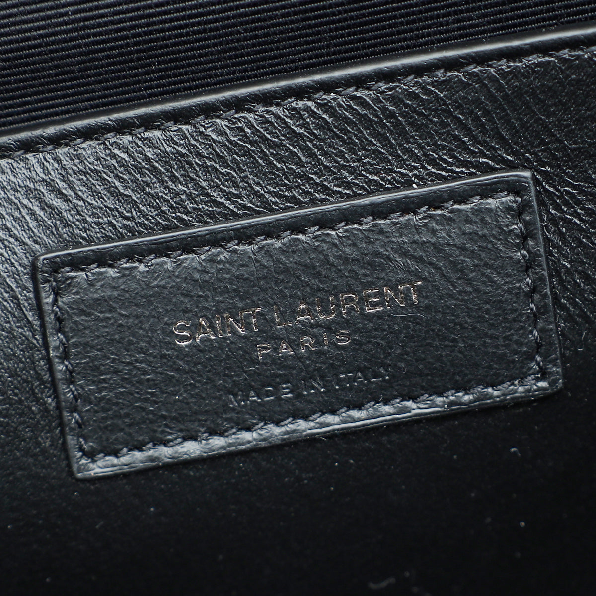 YSL So Black Mix Quilted Envelope Medium Shoulder Bag