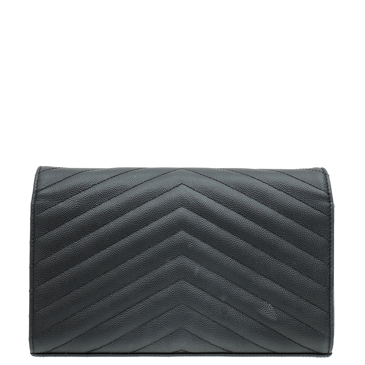 YSL Black Cassandre Classic Wallet On Chain-YSL-THE CLOSET
