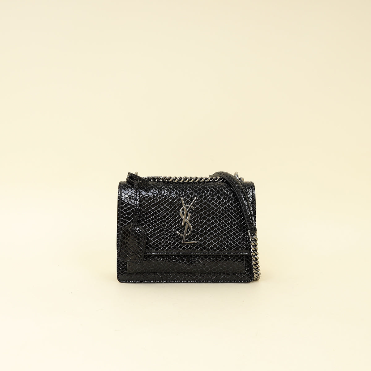 YSL Black Sunset Small Shoulder Bag-YSL-THE CLOSET