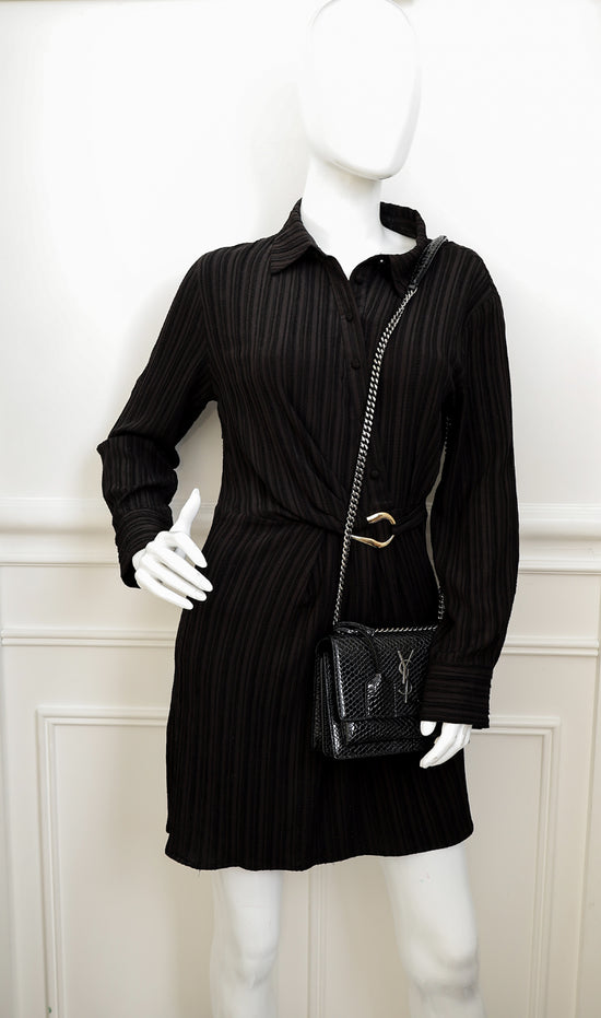 YSL Black Sunset Small Shoulder Bag-YSL-THE CLOSET