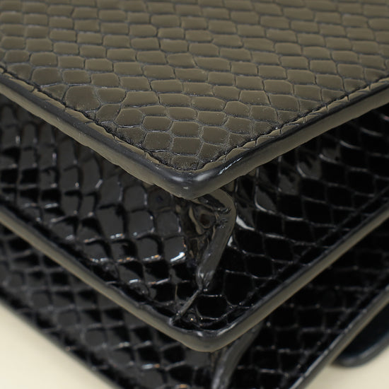 YSL Black Sunset Small Shoulder Bag-YSL-THE CLOSET