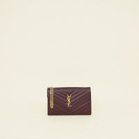 YSL Wine Cassandre Wallet On Chain