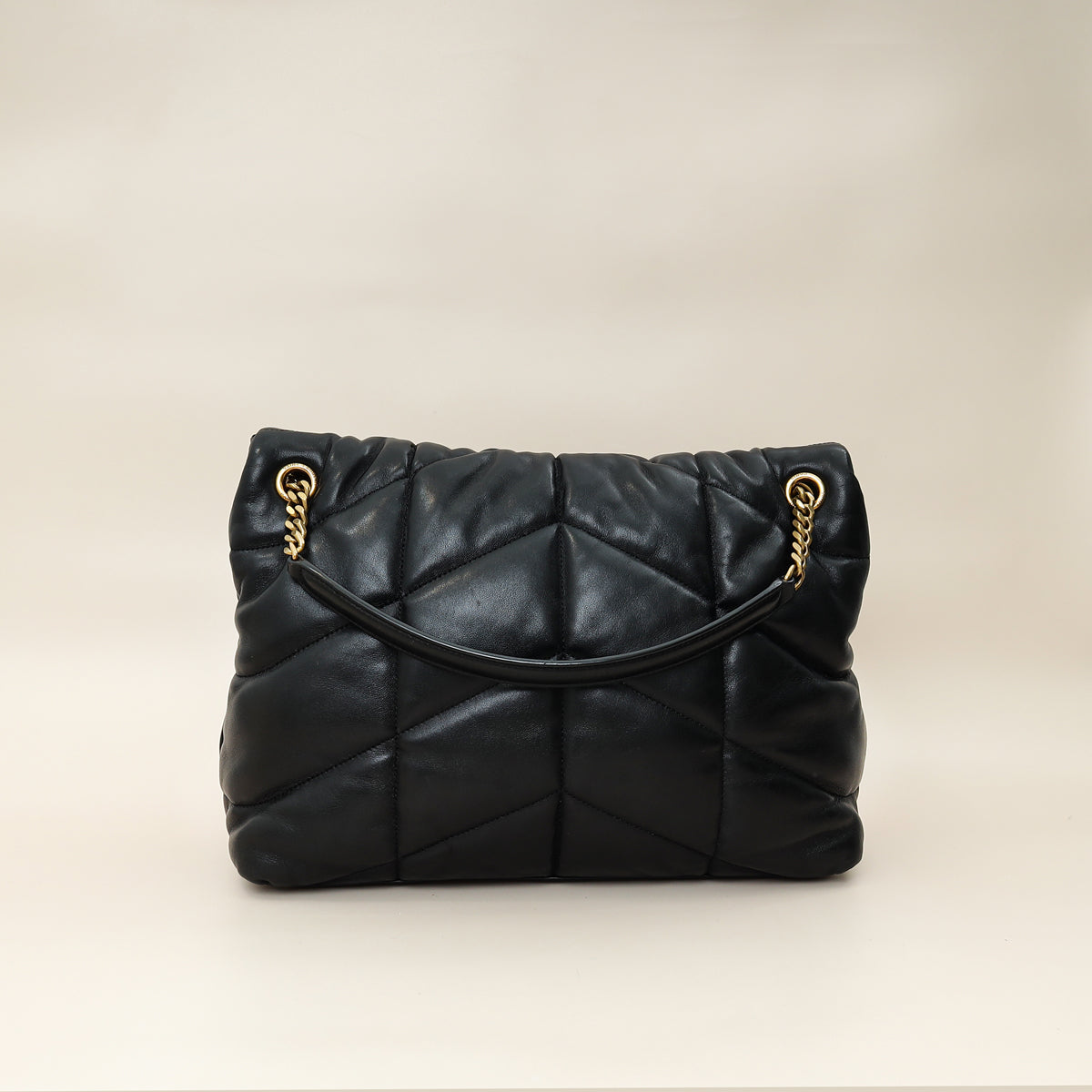 YSL Black Puffer Medium Shoulder Bag-YSL-THE CLOSET