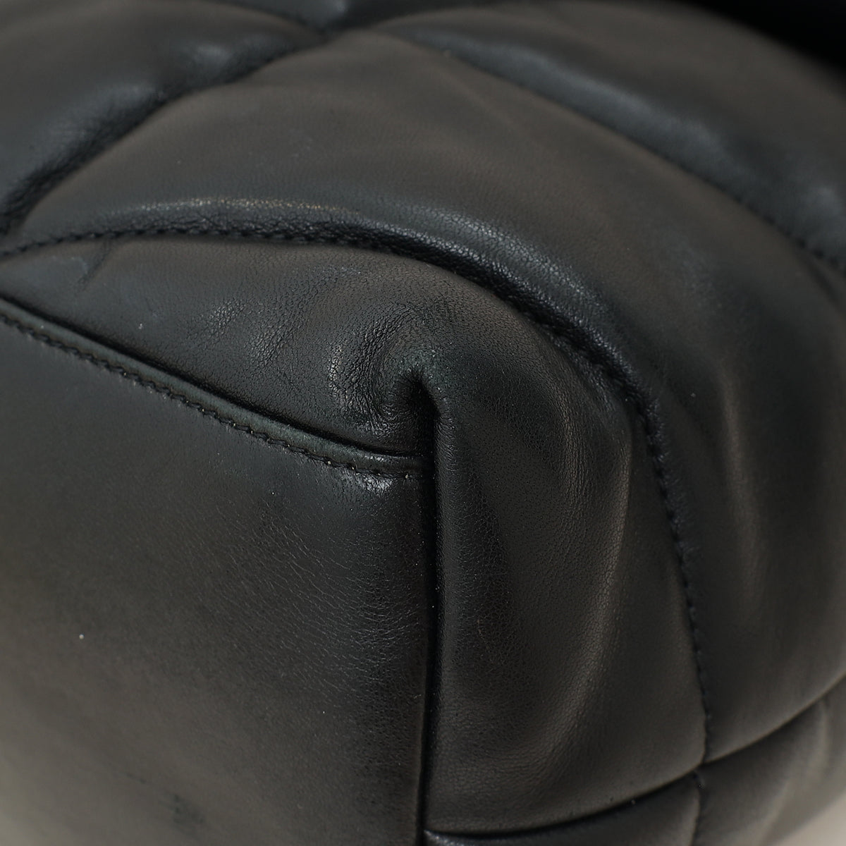 YSL Black Puffer Medium Shoulder Bag-YSL-THE CLOSET