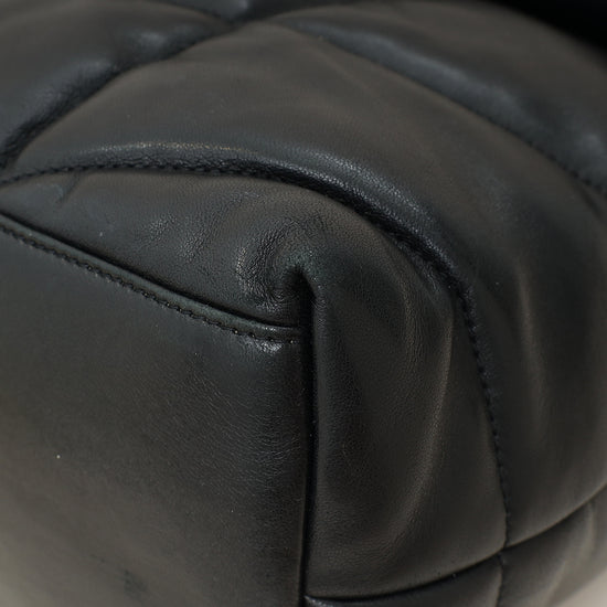 YSL Black Puffer Medium Shoulder Bag-YSL-THE CLOSET