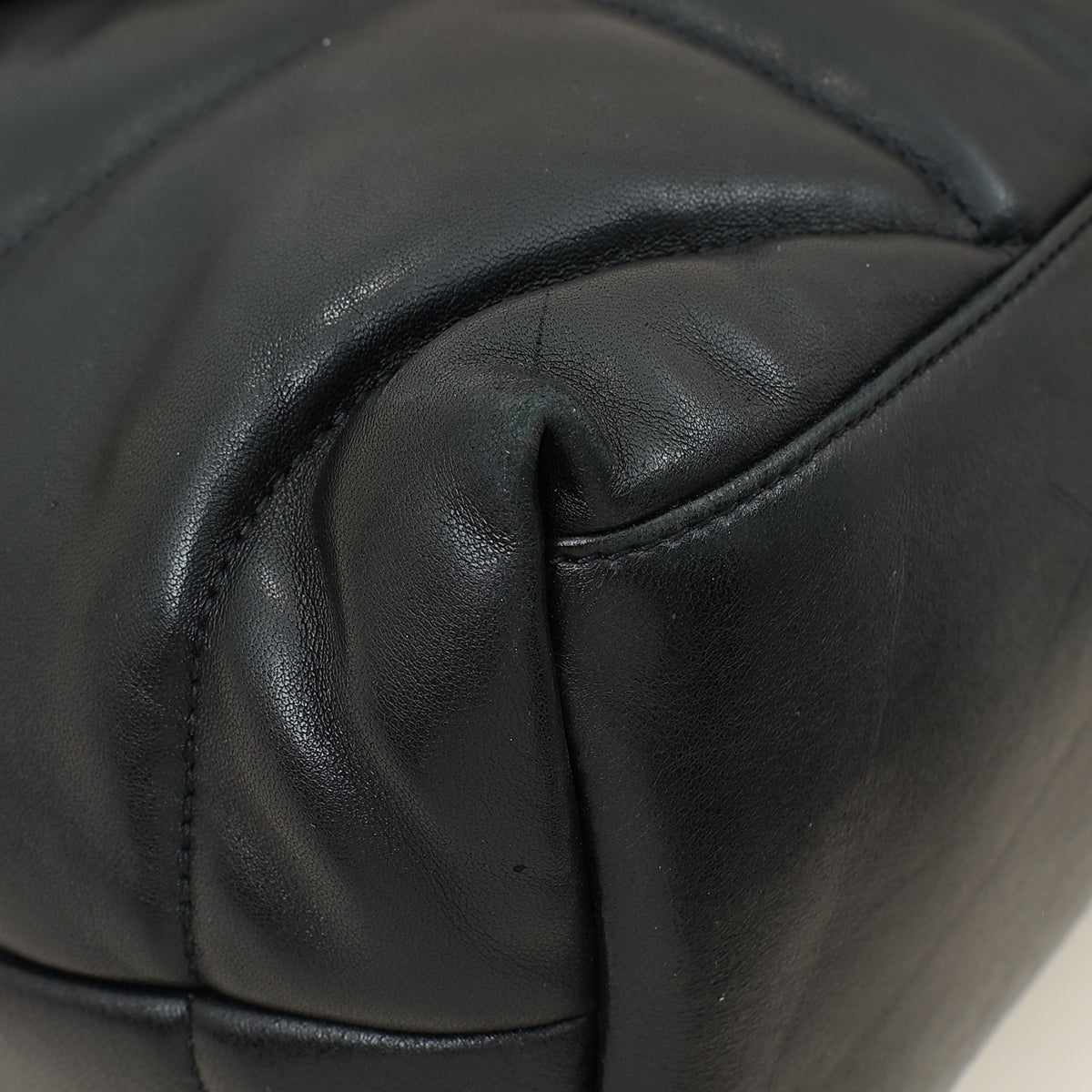 YSL Black Puffer Medium Shoulder Bag-YSL-THE CLOSET