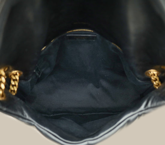 YSL Black Puffer Medium Shoulder Bag-YSL-THE CLOSET