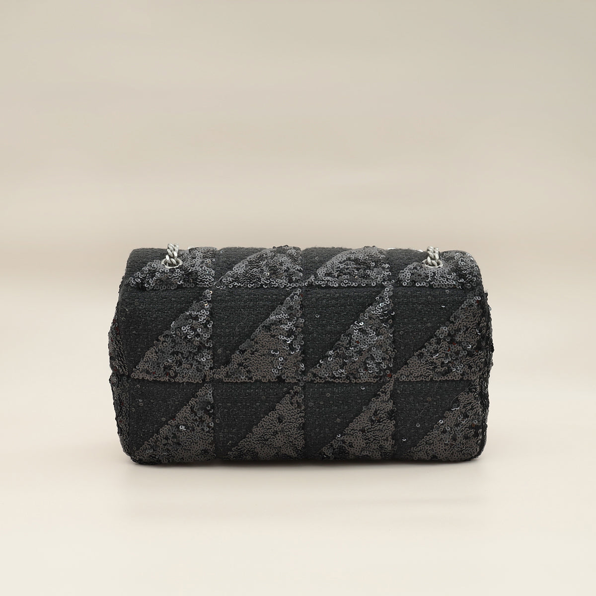 YSL Black Jamie Sequin-Embellished Shoulder Bag-YSL-THE CLOSET